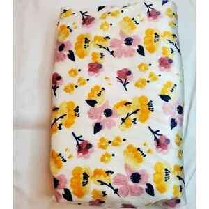 Chick Pea Flowers Floral‎ Flower Plush Sherpa Baby Girl Blanket